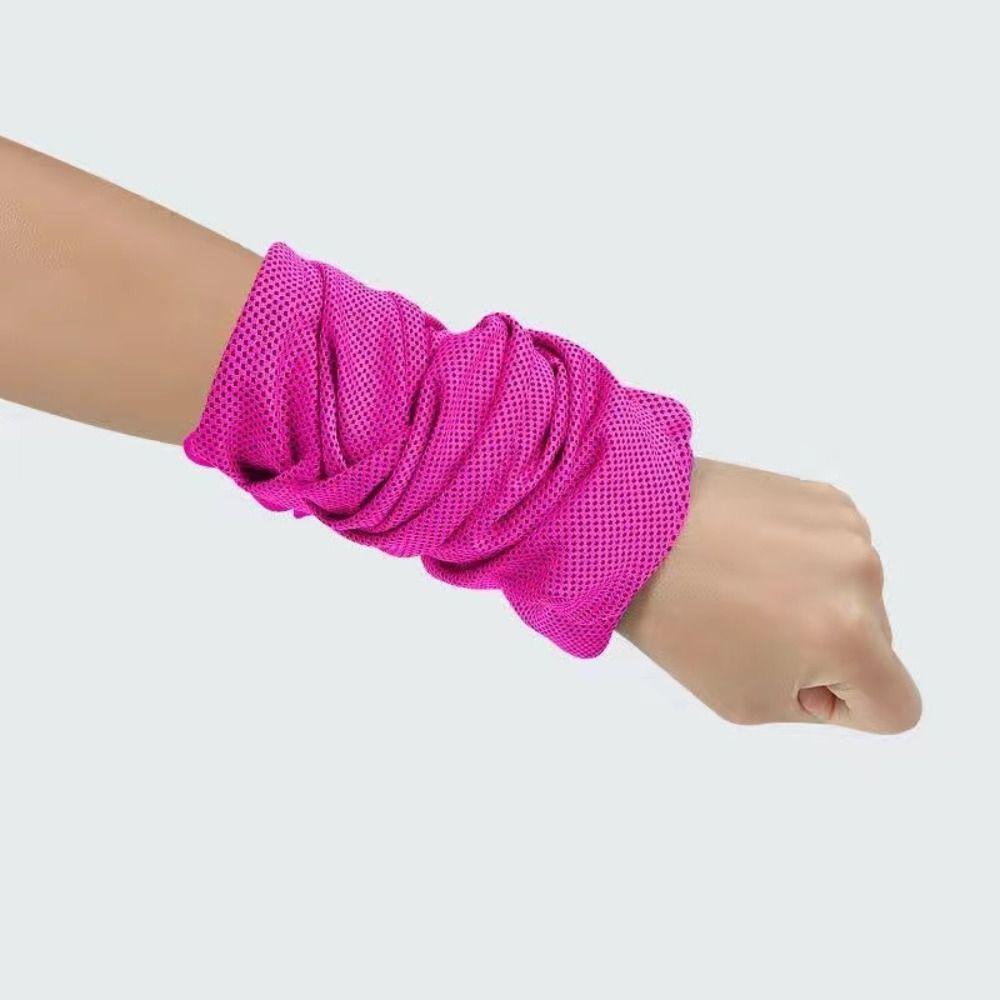 Sweat Absorption Sports Wrist Sweat Towel Polyester Fiber Wrist Protector Fitness Camping Running