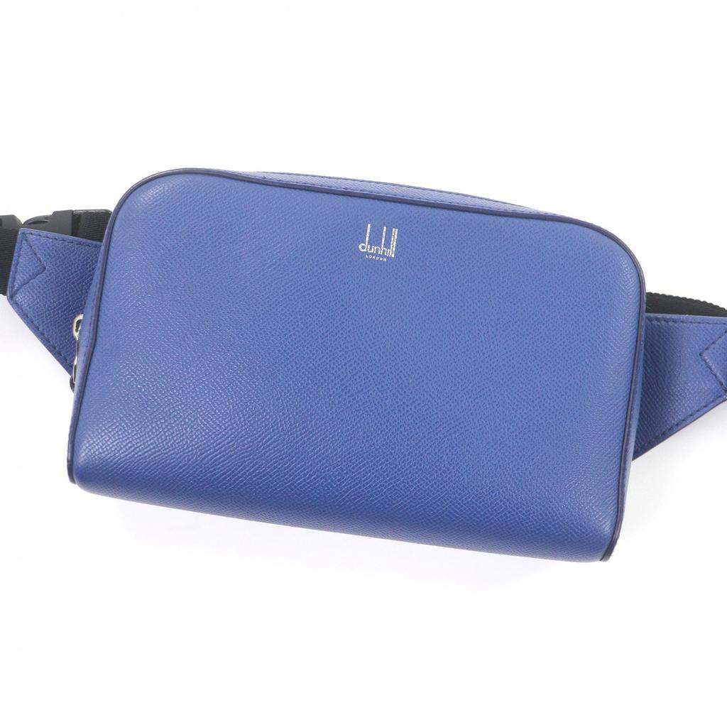 Excellent Dunhill Sling Bag Cadogan Logo Waist Bag/crossbody Bag Blue Used