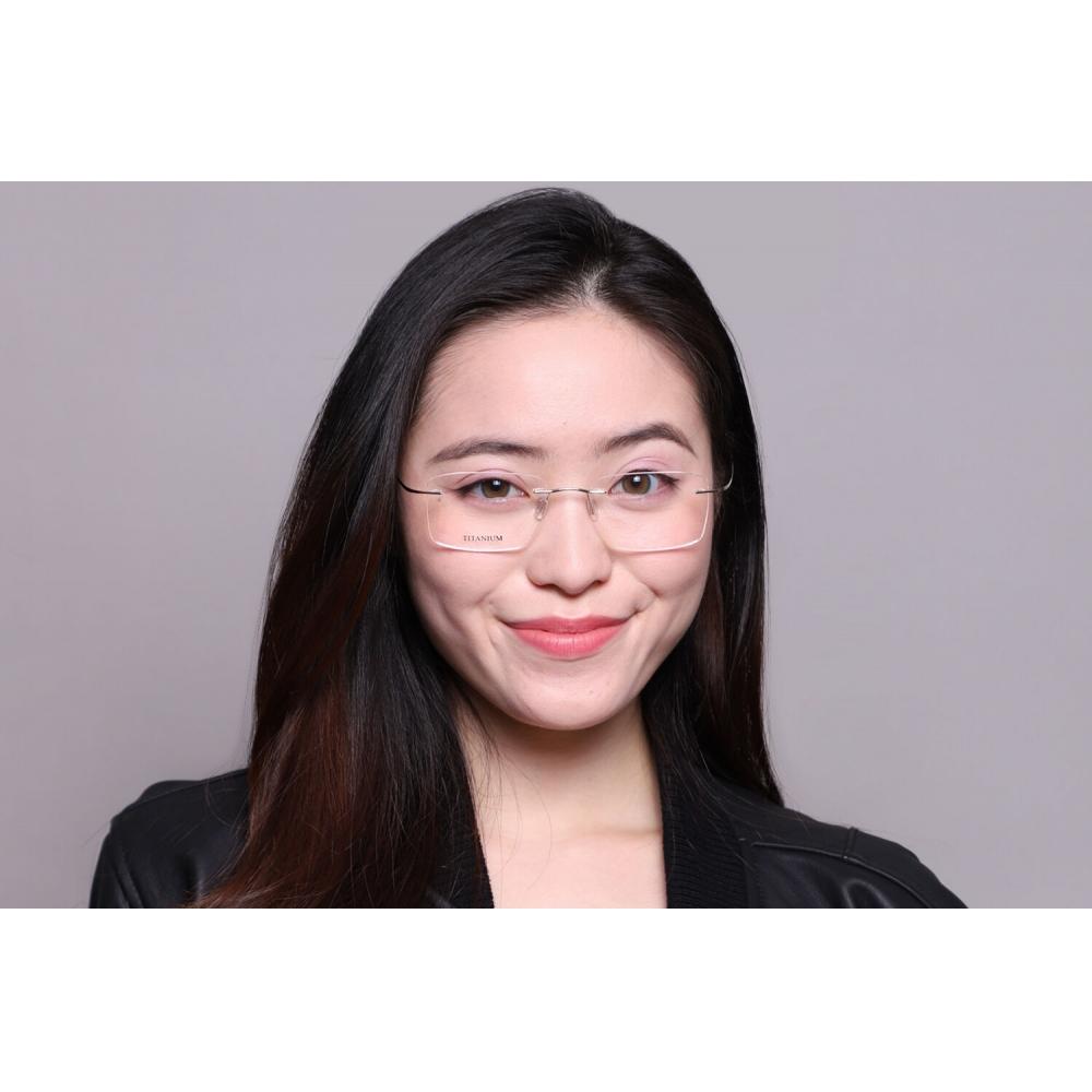 Rimless Rectangle Shiny Gold SmaRtbuy Collection Hedley Rt 004a C1 Fashion Unisex Eyeglasses