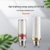 Tri-Color Dimmable LED Bulb, E27/E14 Base, 12W, Energy-Saving Corn/Candle Light for Home.