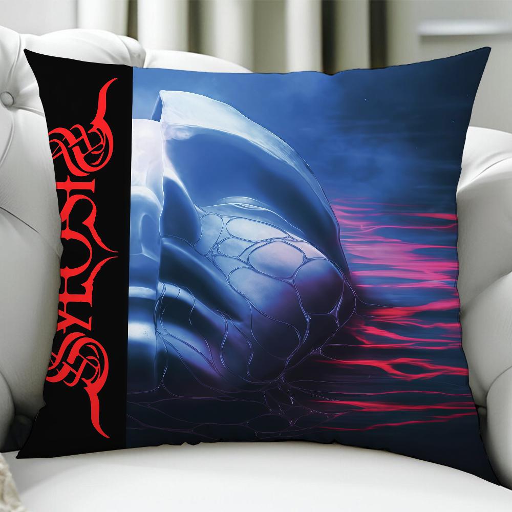 The New Flesh SSylosis Band Birthday Anniversary Gifts Double Sided Printed Zipper Cushion Cover Soft Skin Bedding