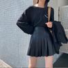 Smiling Long-sleeved T-shirt for Women In Autumn Korean New Round Neck Loose Women's Base Shirt Student Top
