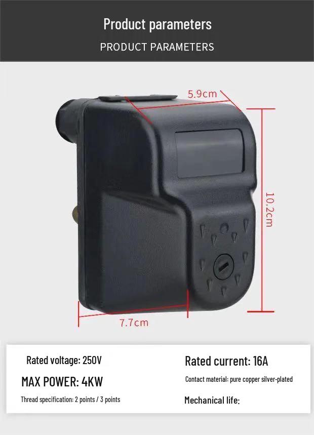 Automatic Self-Priming Water Pump Controller with Pressure Switch for Household Use