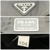 PRADA Tessuto Nylon Rucksuck Backpack Daypack Leather Black Women's Triangle Logo Plate