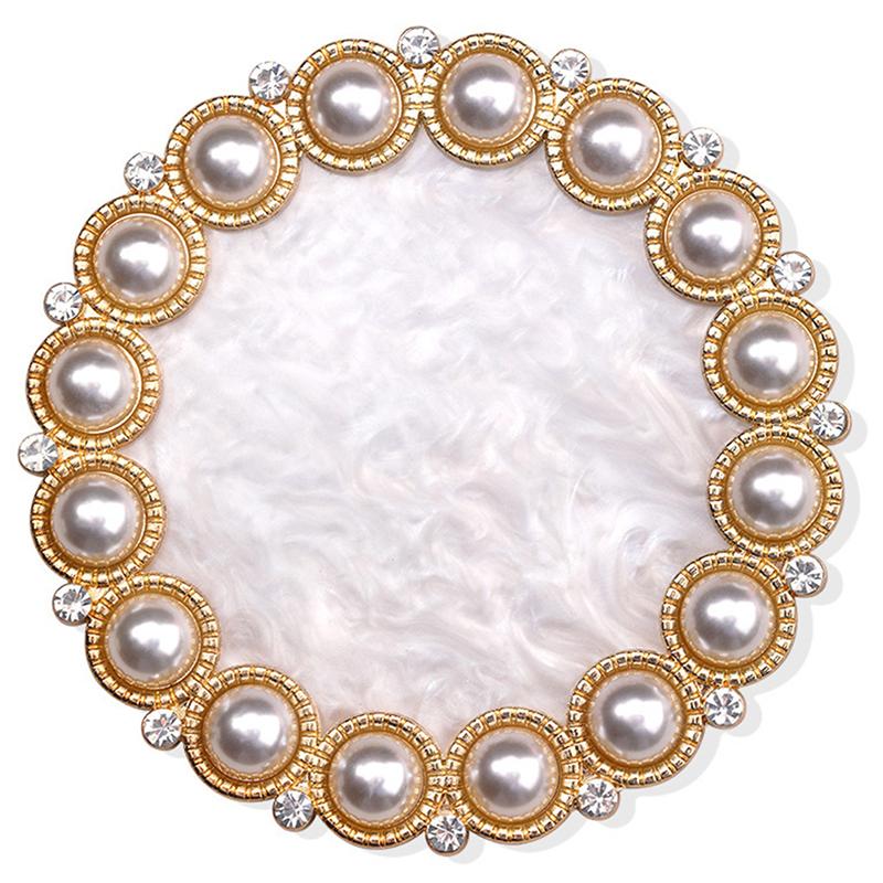 1Pcs Pearl Nail Art Palette False Nail Tips Drawing Board Display Stand Resin Showing Shelf Salon Manicure Tools