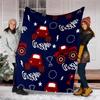 Truck Theme Printed Blanket - Perfect for Couch, Bed, Travel & Outdoor Use | Machine Washable, Cozy & Durable.