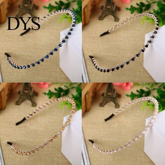 Mode à la main à une rangée de strass femmes filles bandeau cheveux cerceau chapeaux