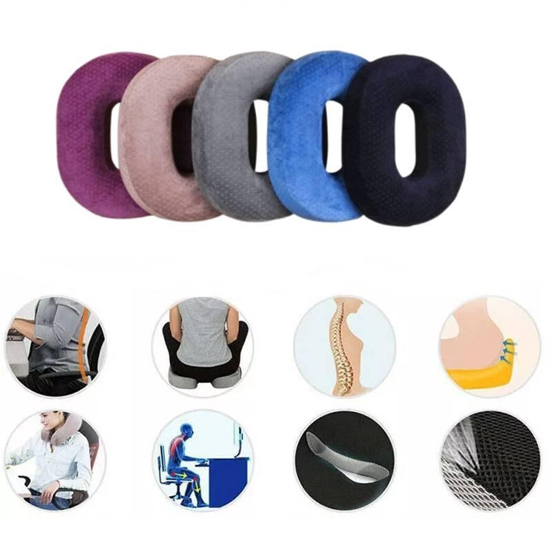 Pillow Orthopaedic Seat Memory Foam Cushion Tailbone Pain Relief Supplies Tools