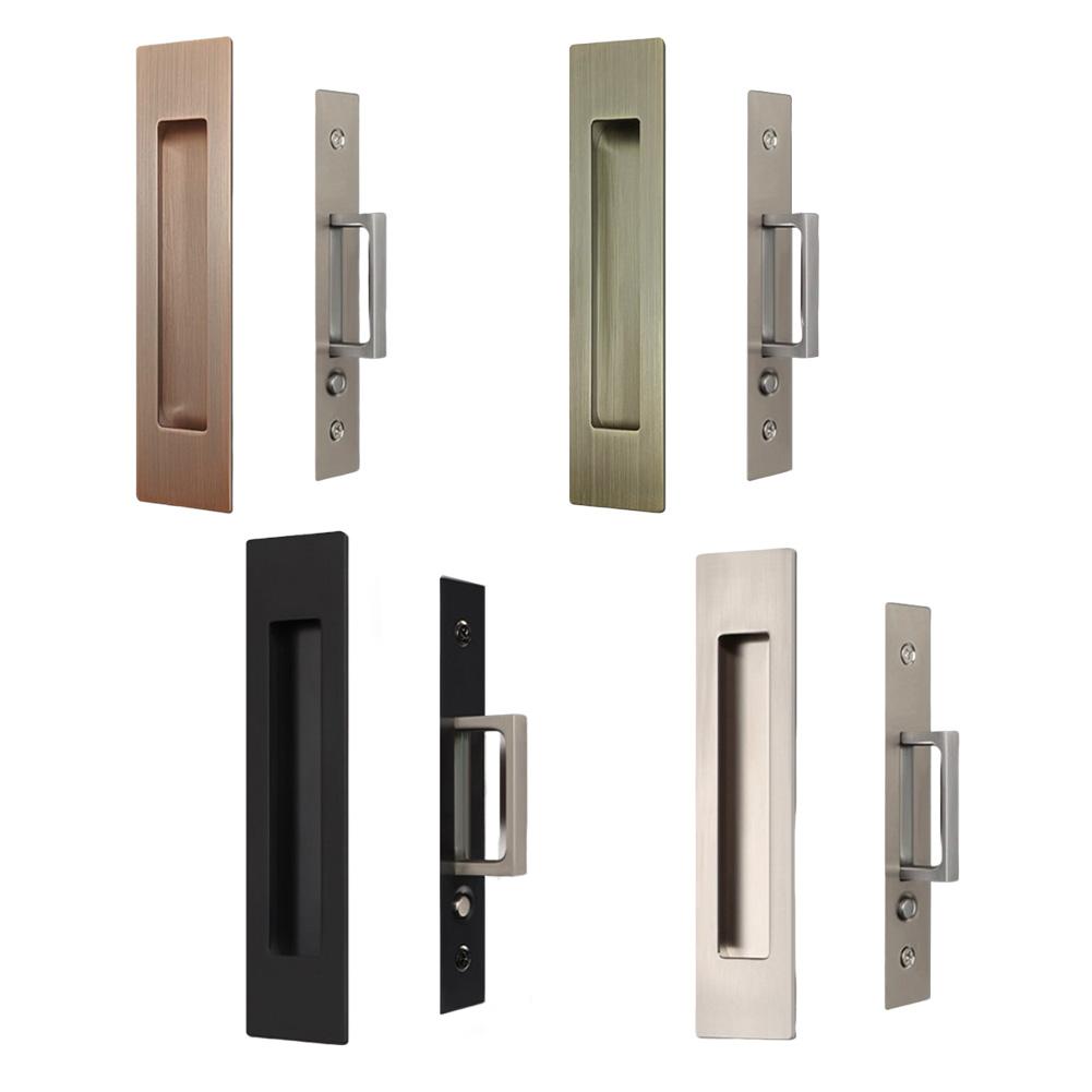 Edge Pull Handle Recessed Finger Pull Daily Use Reliability Easy Installation Functional Grip Hassle-free Setup For Barn Doors