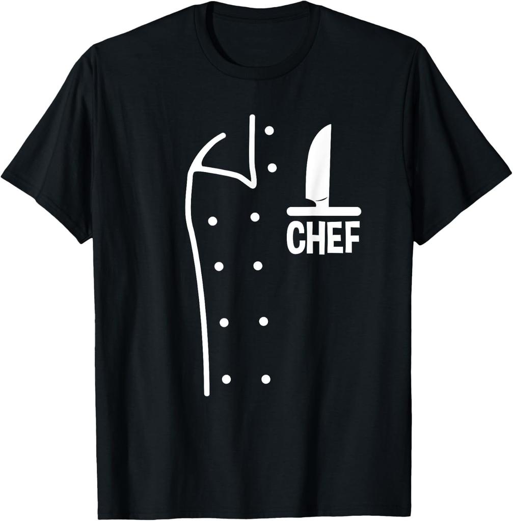 Funny Chef Uniform Faux Chef Costume T-Shirt