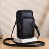 Genuine Leather Women's Crossbody Shoulder Bag - Trendy, Large Capacity, Vertical Style, Casual & Versatile