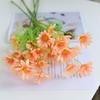 5 Branches of 25 Small Daisies Artificial Flower Chamomile Hollandaise Plastic Fake Flower Silk Flower Home Decoration Ornament Flower