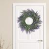 Lavender Wreath " Artificial for Front Door Wall Window Party Decor, Indoor/Outdoor Use