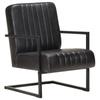 Day and Night - Day and Night Cantilever Chair In Black Genuine Leather