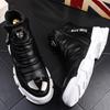High Top Shoes Men's New Trend Board Shoes Inside Height-raising Small White Boots Korean Version of Men's  Zapatos Hombre  B2