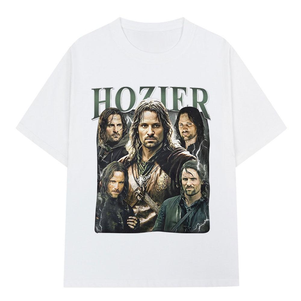 Hoziers Amusing Emojis Aragons Illustration Pattern Printed Tshirt Hiphop Style Casual Streetwear
