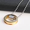 Couple Necklace Men'S Fashion Pendant Personalized Fashion Letter Necklace Titanium Steel Necklace Pair Price