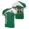 Nigeria Coat Of Arms T-shirt For Men Summer 3D Printed Oversized T Shirt Casual Tops Street Sports Short Sleeved Round Neck Tees
