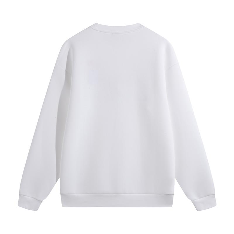 Li-Ning Bequemes Vielseitiges Rundhals-Drop-Shoulder Lockerer Pullover-Sweatshirt Unisex-Sweatshirt AWDVH35-2