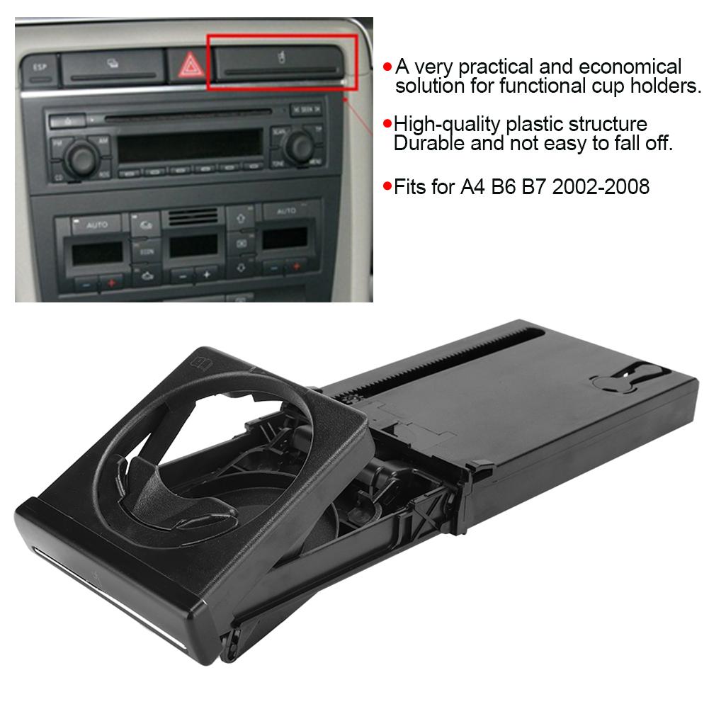 Front Car Cup Holder Chromed Dash Bottle Stand 8E2 862 534 H Fits for A4 B6 B7 2002 2008Right Hand Drive