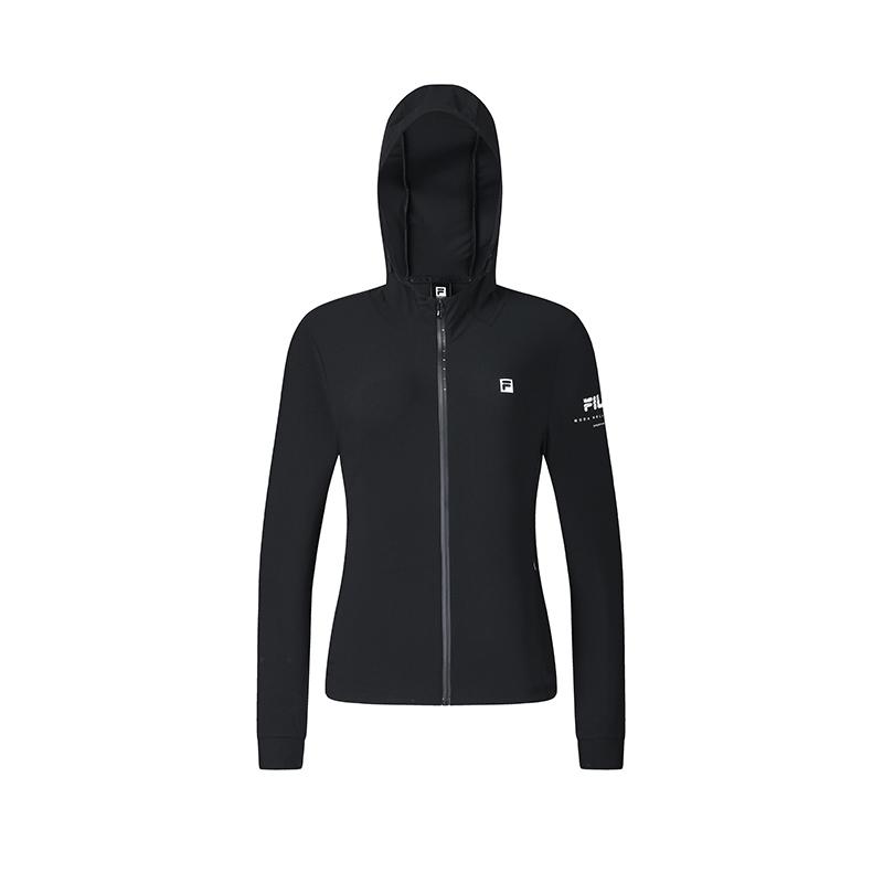New FILA Jackets Women's Pitch Black A11W431502FBK