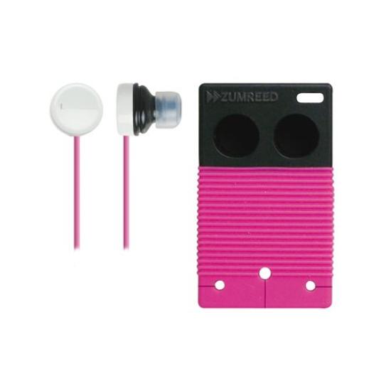 

ZUMREED ZHP009 Canal type earphones pink ZUM80199