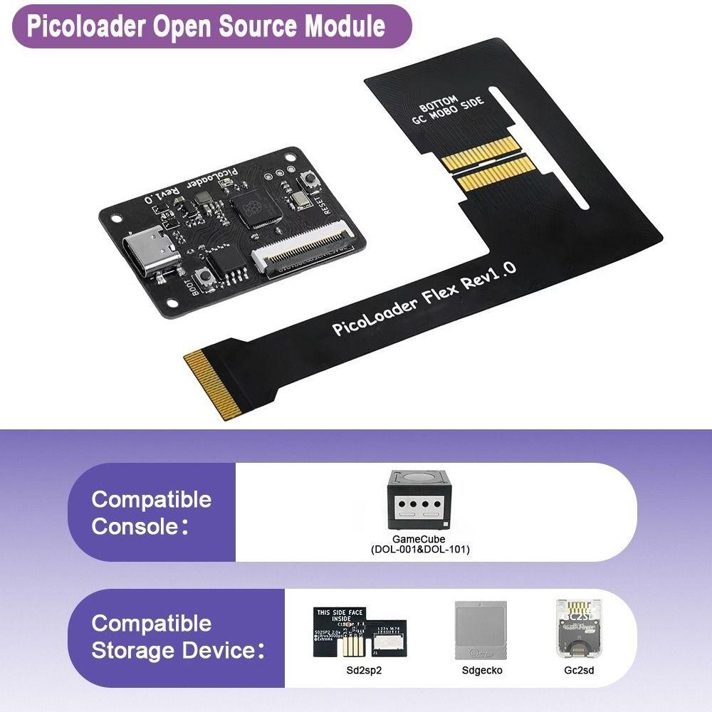 Simple Solderless Open Source Module for Nintendo GameCube NGC Dol-001/dol-101 Game Modification