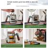 One Click Magnetic Switch Tea Separation Filtration Glass Tea Pot Wood Handle Tea Water Separation Inner Container Teapot