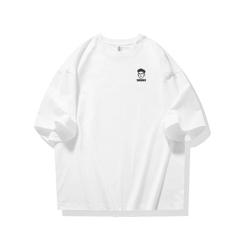 Blue Archive Azure Collaboration Cosplay Summer Short Sleeve T-Shirt Yiluo Mary Summer Loose Fit Unisex Tee Embroidered Style