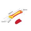 Rubber and Plastic Handle Multi-functional Electricians Knife Cable Stripper Wire Cutter Cable Cutting Tool Fruit Peeler Tool