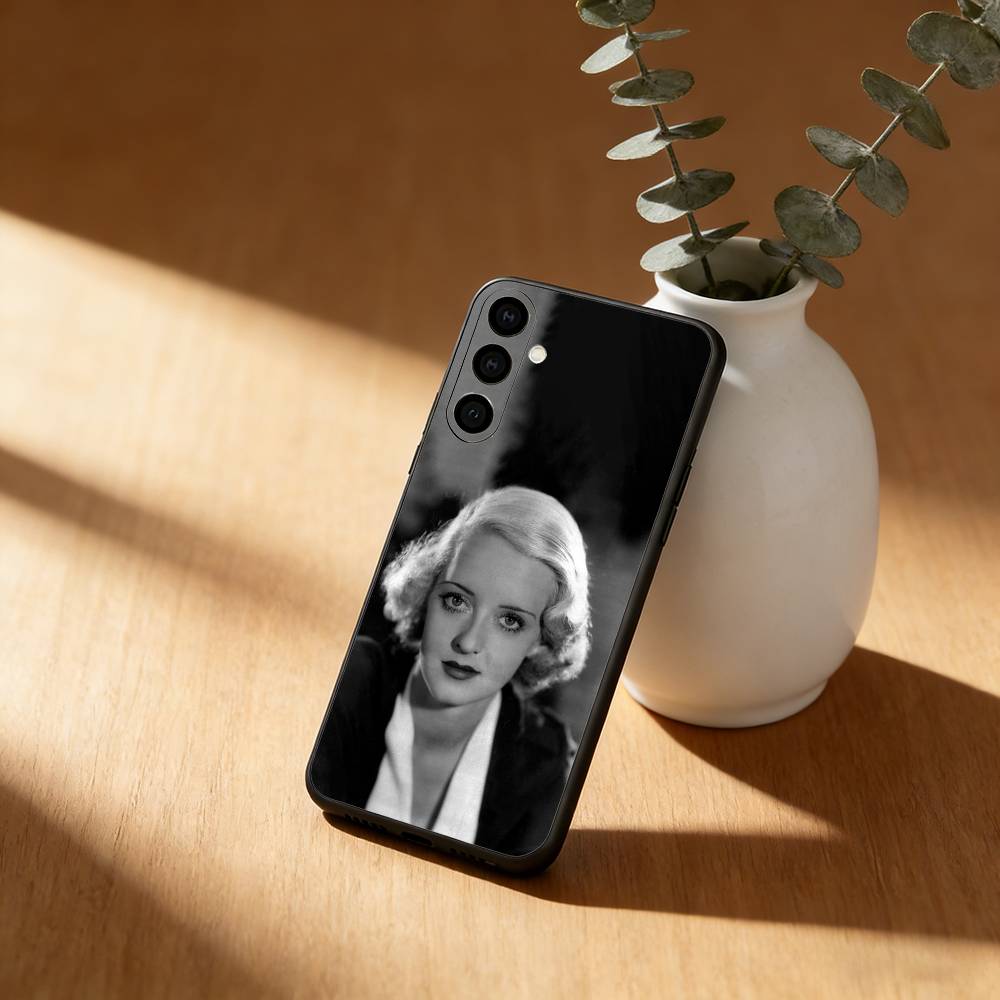 

Actress B-Bette D-Davis Phone Case For Samsung Galaxy A91,80,73,72 ,71,53,52,32 ,31,22,21s,20,Soft Black Case Samsung a30 a20