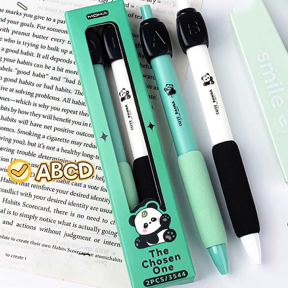 

2Pcs/Pack 0.5mm Black Spinning Pen ABS Hand Spinner Toys New Gel Pen Student чорний/зелений