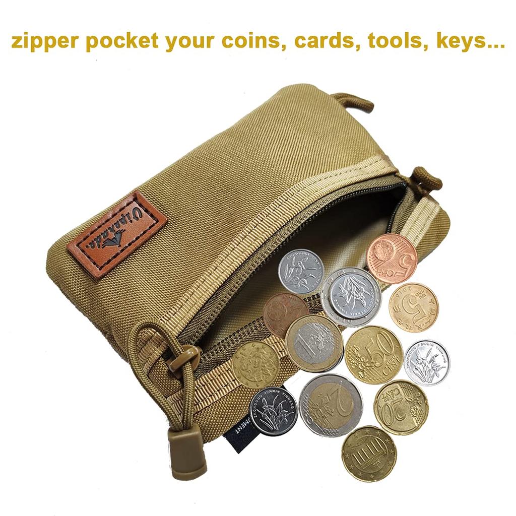 VIPERADE VE3 Pocket Organizer for Nylon EDC Organizer with 4 Tool Storage EDC Pouches for Pocket Tactical and Notebooks EDC Pocket Organizer Men,