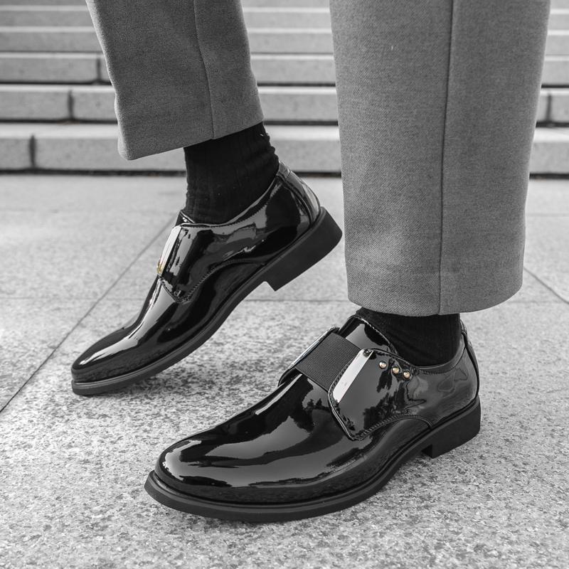 Fashion Leather Shoes Man Casual Loafers Luxury Design Slip on Male Dress Shoes Leisure Style Big Size Good Wear-resistant Sole