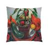 Retro Oil Painting Fruits And Vegetables Pepper Flower Pattern Pillowcase Car Living Room Sofa Decoration Pillowcase 45*45Cm