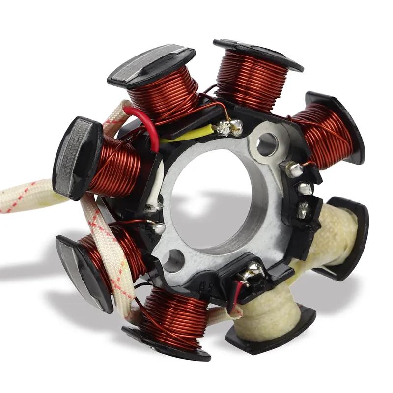 8 Poles Coil Ignition Magneto Stator for GY6 49cc 50cc 110cc 125cc 150cc 139QMB 147QMD 152QMI 157QMJ Scooter Moped Dirt Bike