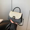 Stylish Women's Casual Small Square Handbag In Black Pink White Blue Green Khaki For Everyday Fashion