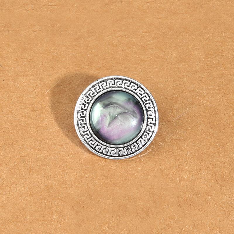 

10 шт. Круглі перламутрові ґудзики Дитячий одяг Куртка Сорочка Светр Декоративні ґудзики Високоякісні Універсальні ґудзики Аксесуари 22Mm silver