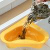 Kitchen Drain Swan Basket Sink Filter Rack Sink  Vegetable Washing Hanging Type  Punching