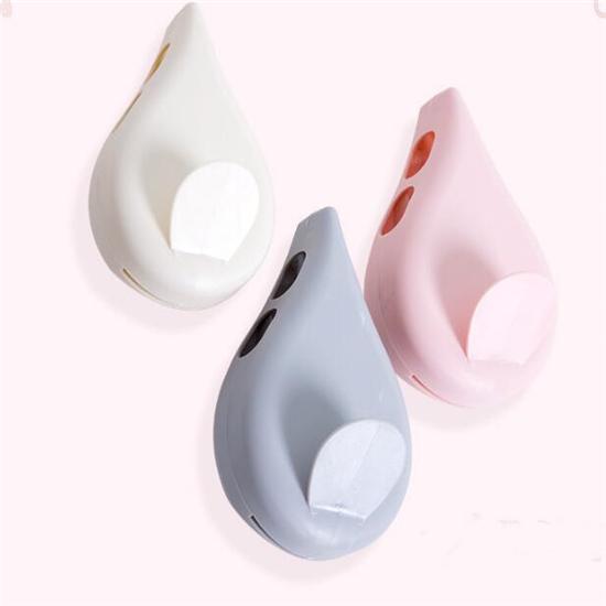 Sucker Brush Container Wall Mounted Type Toothbrush Holder Bathroom  Hole Suction Cup