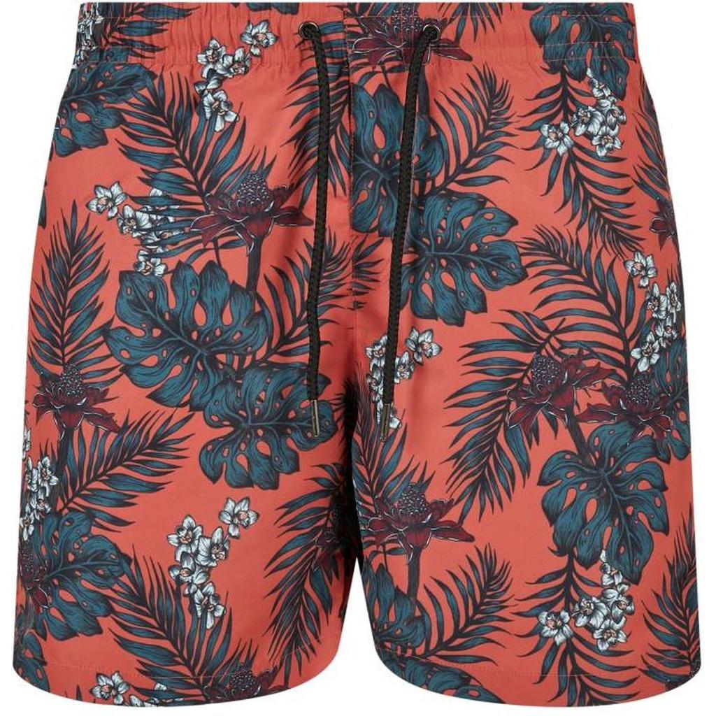 Urban Classics Mens Tropical Swim Shorts