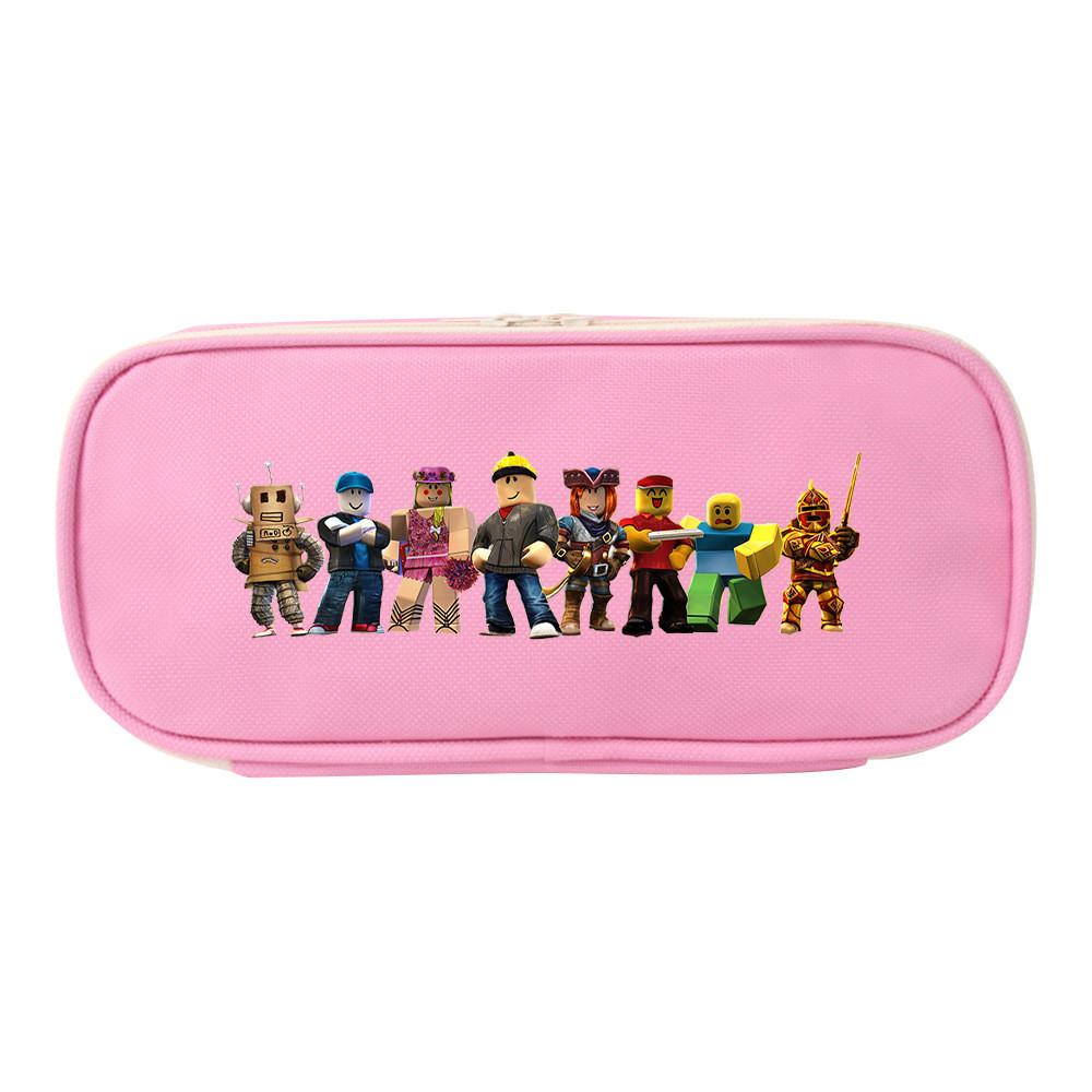 Roblox Canvas-Federmäppchen mit Reißverschluss für Schüler und Sammler