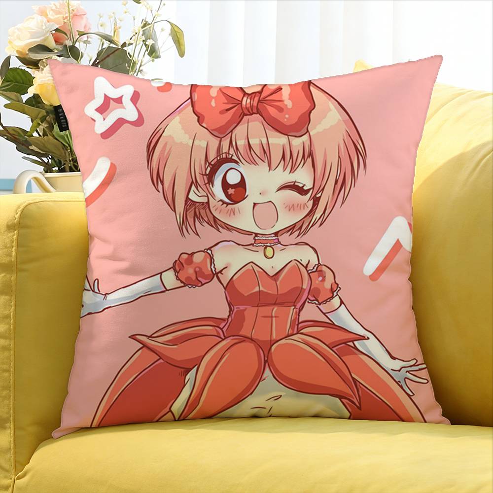 Magical Girl Tokyo MMew MMew World Various Sizes Square Pillow Case For Car Home Bedchamber Decor