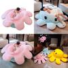 Plush Octopus Pillow With Reversible Face For Living Room Decor And Kids Comfort