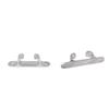 2pcs 100mm Stainless Steel Straight Bow Chock Fairlead Boat Rope Line Cleat