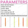 10~1200pcs 3V Filament LED 38mm LEDS Edison Light Bulb Decoration Home Wedding Party Camping Lighting Diod Accessories