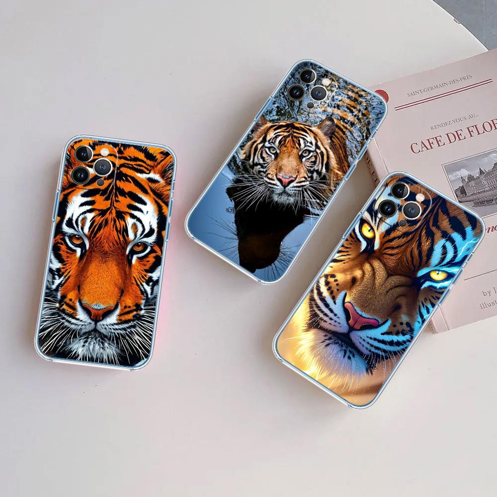LO6 Animal Tiger Phone Case for Motorola Moto G10 G20 G30 G31 G32 G34 G35 G41 G42 G50 G51 G52 G55 G60 G60S G62 G71 G72 G75