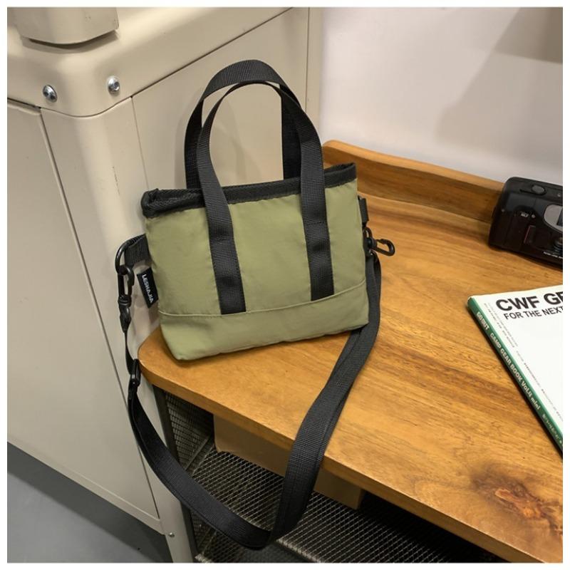 Crossbody bag women's small bag new personalized solid color portable simple shoulder bag trendy casual small square bag