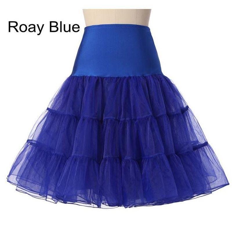 

Fluffy Skirt Support For Lolita And Wedding Dresses Blue,M