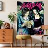 VIKAMA NANA Anime Retro Manga Cover Tapestry Dormitory Bedhead Sofa Background Wall Decoration Tapestry